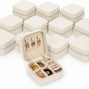 Mini portable jewelry organizer box