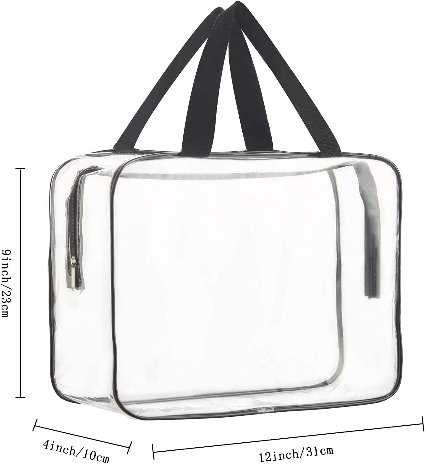 Transparent large-sized tote makeup bag (two-piece set) - Image 2