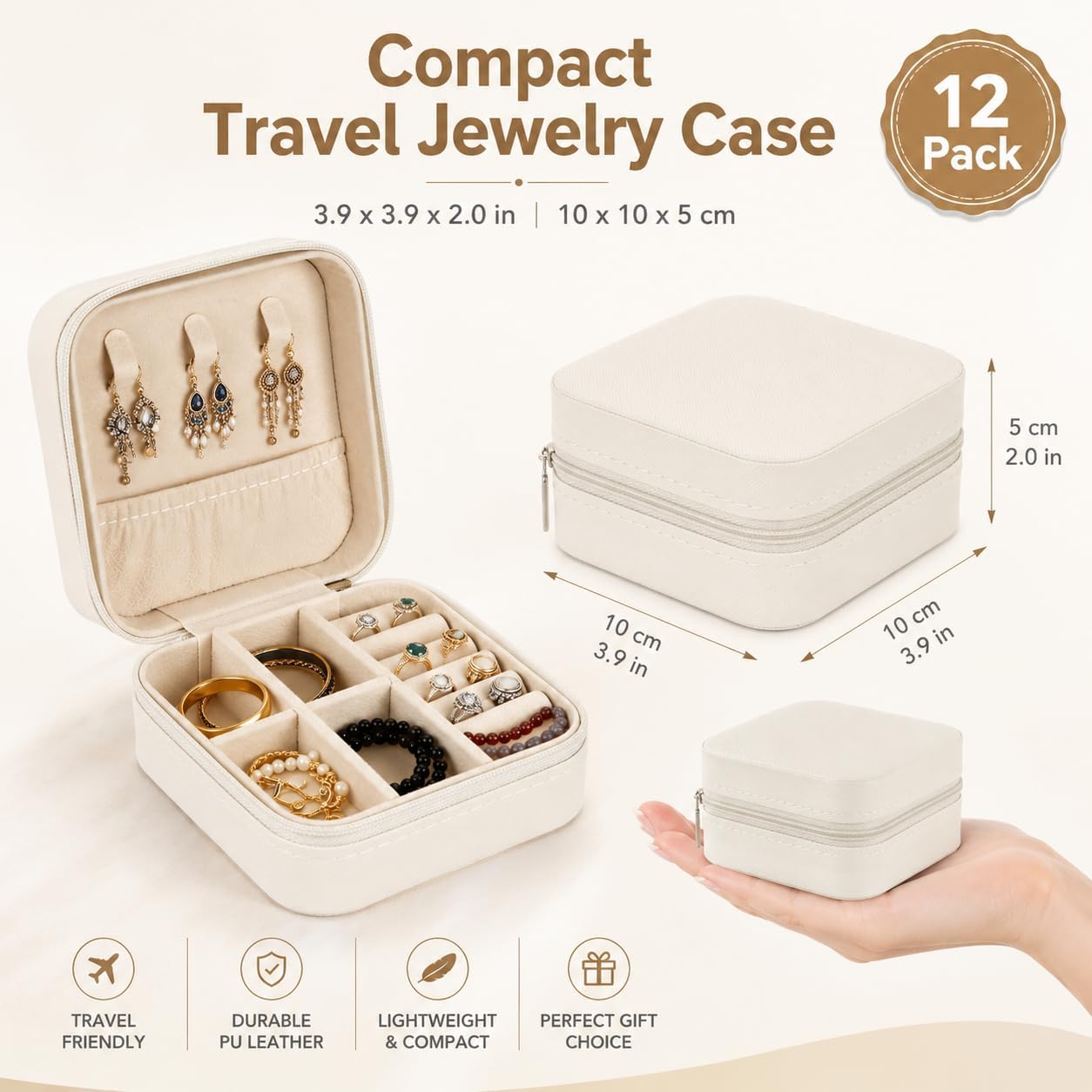 Mini portable jewelry organizer box - Image 2